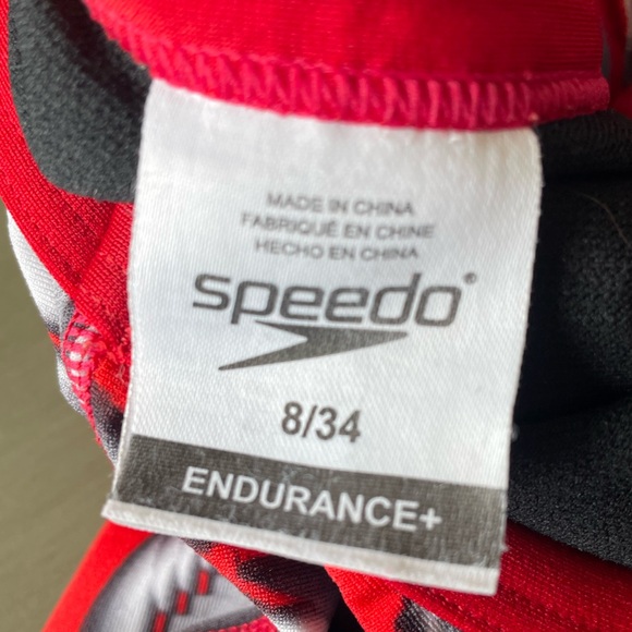 Speedo Liquid Velocity Flyback Women’s Competitive Swimsuit Black Red Size 8/34 - Picture 3 of 8